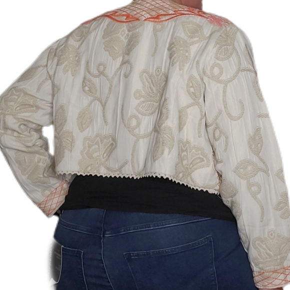 Soft Surroundings Twin Garlands Bolero Jacket 1X - Picture 5 of 7